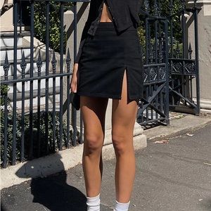 Princess Polly Lioness Lola Mini Skirt in Black
